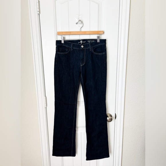 7 For All Mankind High Waist Bootcut Jeans Size 29 - Picture 1 of 2